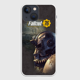 Чехол для iPhone 13 mini с принтом Fallout 76 в Белгороде,  |  | fallout | fallout 76 | future | rpg | valt tec | war | wasteland | будущее | война | костюм | постапокалипсис | рпг | фалаут | фолаут | фоллаут | фолыч | ядерная пустошь
