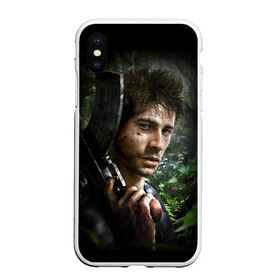 Чехол для iPhone XS Max матовый с принтом Far Cry 3 в Белгороде, Силикон | Область печати: задняя сторона чехла, без боковых панелей | 3d | action | fire | rpg | truck | огонь | оружия | открытый  мир | пистолет | фар край
