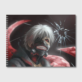 Альбом для рисования с принтом Tokyo Ghoul (3) в Белгороде, 100% бумага
 | матовая бумага, плотность 200 мг. | anime | ghoul | tokyo | tokyo ghoul | гуль