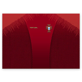 Поздравительная открытка с принтом Португалия форма с сеткой в Белгороде, 100% бумага | плотность бумаги 280 г/м2, матовая, на обратной стороне линовка и место для марки
 | football | portugal | team | домашняя | игрок | игроки | игроков | команды | мира | на | по | португалии | португалия | португальская | сборная | сборной | сетка | сеткой | сотами | соты | текстура | форма | футбол