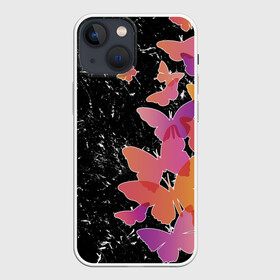 Чехол для iPhone 13 mini с принтом БАБОЧКИ   ЭТО ЦВЕТЫ | КОТОРЫЕ СОРВАЛ ВЕТЕР в Белгороде,  |  | разноцветные | яркие