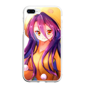 Чехол для iPhone 7Plus/8 Plus матовый с принтом No Game No Life в Белгороде, Силикон | Область печати: задняя сторона чехла, без боковых панелей | anime | manga | no game no life | аниме | без игры жизни нет | манга