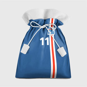 Подарочный 3D мешок с принтом KSI 11 A.FINNBOGASSON в Белгороде, 100% полиэстер | Размер: 29*39 см | fc | football | football club | iceland | sport | исландия | сборная исландии | спорт | спортивные | униформа | фирменные цвета | фк | футбол | футбольный клуб