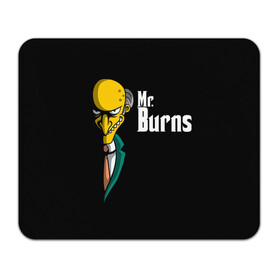 Коврик для мышки прямоугольный с принтом Mr. Burns (Simpsons) в Белгороде, натуральный каучук | размер 230 х 185 мм; запечатка лицевой стороны | Тематика изображения на принте: burns | mr | mr. burns | simpsons | мистер бернс | симпсоны