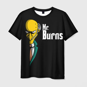 Мужская футболка 3D с принтом Mr. Burns (Simpsons) в Белгороде, 100% полиэфир | прямой крой, круглый вырез горловины, длина до линии бедер | burns | mr | mr. burns | simpsons | мистер бернс | симпсоны
