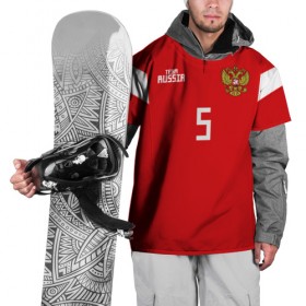 Накидка на куртку 3D с принтом Сборная России Семенов в Белгороде, 100% полиэстер |  | 