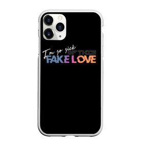 Чехол для iPhone 11 Pro матовый с принтом FAKE LOVE в Белгороде, Силикон |  | bangtan boys | bts | бантаны | бтс