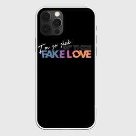 Чехол для iPhone 12 Pro Max с принтом FAKE LOVE в Белгороде, Силикон |  | bangtan boys | bts | бантаны | бтс