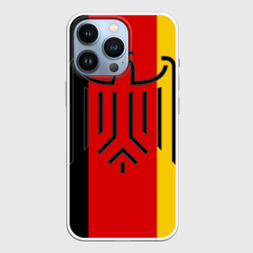 Чехол для iPhone 13 Pro с принтом German eagle в Белгороде,  |  | Тематика изображения на принте: герб | германский | немецкий | орел | флаг