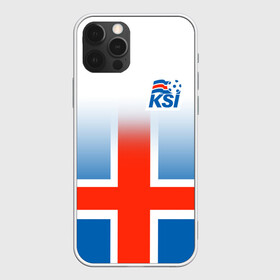 Чехол для iPhone 12 Pro с принтом KSI ICELAND SPORT в Белгороде, силикон | область печати: задняя сторона чехла, без боковых панелей | Тематика изображения на принте: 2019 | fc | football | football club | iceland | ksi | sport | исландия | кси | сборная исландии | спорт | спортивные | униформа | фирменные цвета | фк | футбол | футбольный клуб