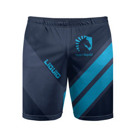 Мужские шорты 3D спортивные с принтом TEAM LIQUID E-SPORT в Белгороде,  |  | 2019 | blue | cybersport | esport | liquid | logo | pro league | team | team liquid | киберспорт | логотип | тим ликвид | фирменные цвета