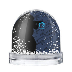 Снежный шар с принтом TEAM LIQUID E-SPORT CS GO в Белгороде, Пластик | Изображение внутри шара печатается на глянцевой фотобумаге с двух сторон | 2019 | blue | cs go | cybersport | esport | liquid | logo | pro league | team | team liquid | киберспорт | логотип | тим ликвид | фирменные цвета