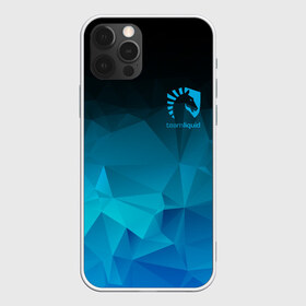 Чехол для iPhone 12 Pro Max с принтом TEAM LIQUID E-SPORT в Белгороде, Силикон |  | Тематика изображения на принте: 2019 | blue | cybersport | esport | liquid | logo | pro league | team | team liquid | киберспорт | логотип | тим ликвид | фирменные цвета