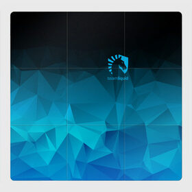 Магнитный плакат 3Х3 с принтом TEAM LIQUID E-SPORT в Белгороде, Полимерный материал с магнитным слоем | 9 деталей размером 9*9 см | 2019 | blue | cybersport | esport | liquid | logo | pro league | team | team liquid | киберспорт | логотип | тим ликвид | фирменные цвета