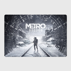 Магнитный плакат 3Х2 с принтом Metro Exodus: Артём в Белгороде, Полимерный материал с магнитным слоем | 6 деталей размером 9*9 см | 4a games | deep silver | metro | метро