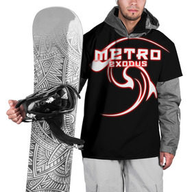 Накидка на куртку 3D с принтом Metro Exodus в Белгороде, 100% полиэстер |  | Тематика изображения на принте: 