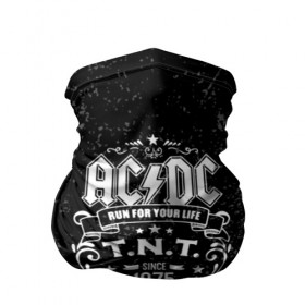 Бандана-труба 3D с принтом AC/DC run for your life в Белгороде, 100% полиэстер, ткань с особыми свойствами — Activecool | плотность 150‒180 г/м2; хорошо тянется, но сохраняет форму | Тематика изображения на принте: ac dc | acdc | acdc ас дс | австралийская | ангус янг | асдс | блюз | группа | крис слэйд | метал | молния | музыка | музыканты | певцы | рок | рок н ролл | стиви янг | хард | хардрок | эксл роуз