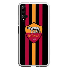 Чехол для Honor 20 с принтом FC Roma Lines в Белгороде, Силикон | Область печати: задняя сторона чехла, без боковых панелей | football | italia | logo | roma | sport | италия | лого | спорт | фк | футбол | футбольный клуб | эмблема