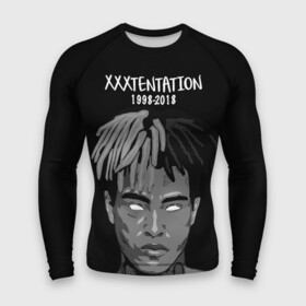 Мужской рашгард 3D с принтом Xxxtentation RIP в Белгороде,  |  | at | i | look | me | p | r | r.i.p. | revenge | rip | x | xtentation | xxx | рэп