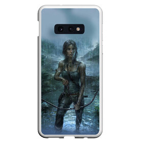 Чехол для Samsung S10E с принтом Tomb Raider Лара Крофт в Белгороде, Силикон | Область печати: задняя сторона чехла, без боковых панелей | Тематика изображения на принте: adventure | lara croft | tomb rider | археолог | гробниц | крофт | лара | приключения | расхитительница