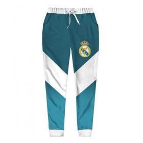 Женские брюки 3D с принтом Real Madrid 2018 New #2 в Белгороде, полиэстер 100% | прямой крой, два кармана без застежек по бокам, с мягкой трикотажной резинкой на поясе и по низу штанин. В поясе для дополнительного комфорта — широкие завязки | 