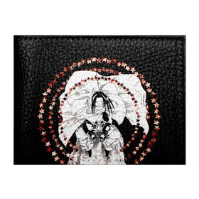 Обложка для студенческого билета с принтом Хао Асакура в Белгороде, натуральная кожа | Размер: 11*8 см; Печать на всей внешней стороне | shaman king | зик | король шаманов | манга | шаман кинг