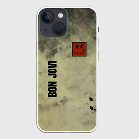 Чехол для iPhone 13 mini с принтом Bon Jovi в Белгороде,  |  | bon jovi | альбом | арена | бон | бон джови | глэм | группа | джови | джон | метал | музыка | надпись | песни | поп | попрок | рок | рокер | смайл | солист | софт | стена | хард | хеви | хевиметал