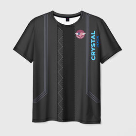 Мужская футболка 3D с принтом Cyberpunk 2077 Куртка V в Белгороде, 100% полиэфир | прямой крой, круглый вырез горловины, длина до линии бедер | america | cd projekt red | crystal jock | cyberpunk | cyberpunk 2020 | cyberpunk 2077 | cyberpunk samurai | games | lines | samurai | v | игры | киберпанк | киберпанк 2077