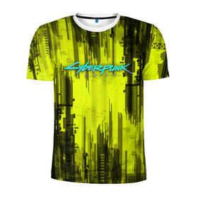 Мужская футболка 3D спортивная с принтом CYBERPUNK 2077 в Белгороде, 100% полиэстер с улучшенными характеристиками | приталенный силуэт, круглая горловина, широкие плечи, сужается к линии бедра | Тематика изображения на принте: 2019 | cd project red | cyberpunk 2077 | future | hack | night city | samurai | sci fi | андроиды | безумие | будущее | город ночи | киберпанк 2077 | логотип | роботы | самураи | фантастика | цифры