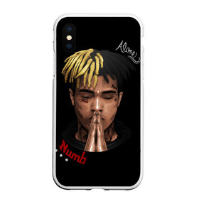 Чехол для iPhone XS Max матовый с принтом XXXtentacion (Alone 3D) в Белгороде, Силикон | Область печати: задняя сторона чехла, без боковых панелей | alone | art | numb | rap | tentacion | xxxtentacion