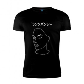 Мужская футболка премиум с принтом MIRRORS Sad Japanese Aesthetic в Белгороде, 92% хлопок, 8% лайкра | приталенный силуэт, круглый вырез ворота, длина до линии бедра, короткий рукав | 