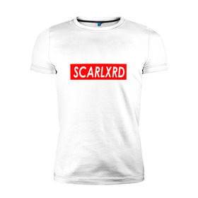 Мужская футболка премиум с принтом Scarlxrd в Белгороде, 92% хлопок, 8% лайкра | приталенный силуэт, круглый вырез ворота, длина до линии бедра, короткий рукав | 