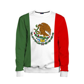 Детский свитшот 3D с принтом Мексика Чемпионат Мира в Белгороде, 100% полиэстер | свободная посадка, прямой крой, мягкая тканевая резинка на рукавах и понизу свитшота | mexico | бразилия | мексика | сборная мексики | футбол | чемпионат мира
