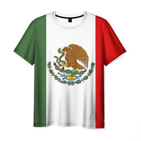 Мужская футболка 3D с принтом Мексика Чемпионат Мира в Белгороде, 100% полиэфир | прямой крой, круглый вырез горловины, длина до линии бедер | mexico | бразилия | мексика | сборная мексики | футбол | чемпионат мира