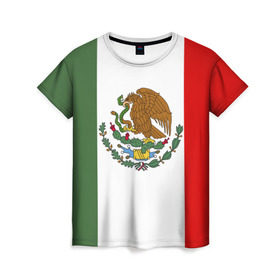 Женская футболка 3D с принтом Мексика Чемпионат Мира в Белгороде, 100% полиэфир ( синтетическое хлопкоподобное полотно) | прямой крой, круглый вырез горловины, длина до линии бедер | mexico | бразилия | мексика | сборная мексики | футбол | чемпионат мира