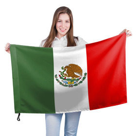 Флаг 3D с принтом Мексика Чемпионат Мира в Белгороде, 100% полиэстер | плотность ткани — 95 г/м2, размер — 67 х 109 см. Принт наносится с одной стороны | Тематика изображения на принте: mexico | бразилия | мексика | сборная мексики | футбол | чемпионат мира