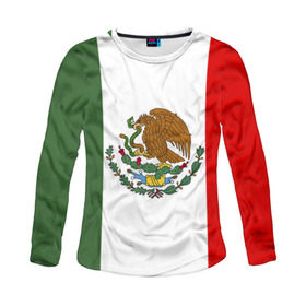 Женский лонгслив 3D с принтом Мексика Чемпионат Мира в Белгороде, 100% полиэстер | длинные рукава, круглый вырез горловины, полуприлегающий силуэт | mexico | бразилия | мексика | сборная мексики | футбол | чемпионат мира