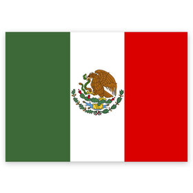 Поздравительная открытка с принтом Мексика Чемпионат Мира в Белгороде, 100% бумага | плотность бумаги 280 г/м2, матовая, на обратной стороне линовка и место для марки
 | Тематика изображения на принте: mexico | бразилия | мексика | сборная мексики | футбол | чемпионат мира