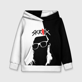 Детская толстовка 3D с принтом Skrillex в Белгороде, 100% полиэстер | двухслойный капюшон со шнурком для регулировки, мягкие манжеты на рукавах и по низу толстовки, спереди карман-кенгуру с мягким внутренним слоем | john | moore | skrilex | skrillex | sonny | twipz | бростеп | джон | диджей | композитор | музыкант | мур | продюсер | скрайлекс | скрайллекс | скрилекс | скриллекс | сонни | хаус | электро