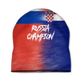 Шапка 3D с принтом Россия Хорватия в Белгороде, 100% полиэстер | универсальный размер, печать по всей поверхности изделия | cup | fifa | russia | world | фифа | чемпионат мира