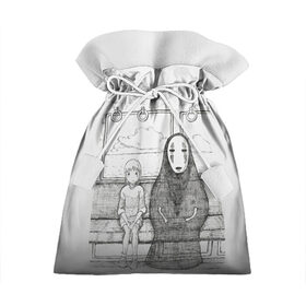 Подарочный 3D мешок с принтом Унесенные призраками в Белгороде, 100% полиэстер | Размер: 29*39 см | spirited away | миядзаки | хаяо