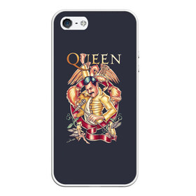 Чехол для iPhone 5/5S матовый с принтом Queen в Белгороде, Силикон | Область печати: задняя сторона чехла, без боковых панелей | paul rodgers | queen | quen | брайан мэй | глэм | группа | джон дикон | квин | королева | куин | меркури | меркьюри | мэркури | поп | роджер тейлор | рок | фредди | фреди | хард | хардрок