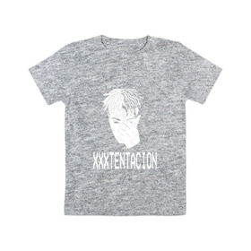 Детская футболка хлопок с принтом xxxtentacion в Белгороде, 100% хлопок | круглый вырез горловины, полуприлегающий силуэт, длина до линии бедер | 