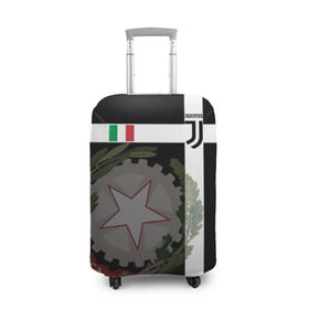 Чехол для чемодана 3D с принтом Juventus - форма в Белгороде, 86% полиэфир, 14% спандекс | двустороннее нанесение принта, прорези для ручек и колес | cr7 | geometry | juve | juventus | ronaldo | texture | геометрия | герб италии | звезда | роналдо | текстура | флаг италии | ювентус