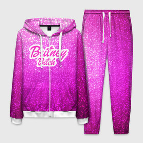 Мужской костюм 3D с принтом Britney Bitch _pink в Белгороде, 100% полиэстер | Манжеты и пояс оформлены тканевой резинкой, двухслойный капюшон со шнурком для регулировки, карманы спереди | baby one more time | britney spears | oops | бритни спирс