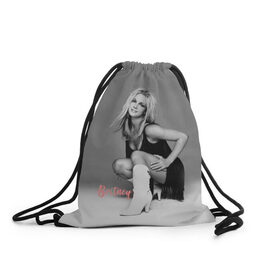 Рюкзак-мешок 3D с принтом Britney _ в Белгороде, 100% полиэстер | плотность ткани — 200 г/м2, размер — 35 х 45 см; лямки — толстые шнурки, застежка на шнуровке, без карманов и подкладки | baby one more time | britney spears | oops | бритни спирс