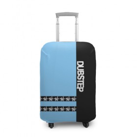 Чехол для чемодана 3D с принтом Dubstep в Белгороде, 86% полиэфир, 14% спандекс | двустороннее нанесение принта, прорези для ручек и колес | 