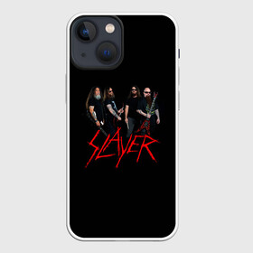 Чехол для iPhone 13 mini с принтом Slayer в Белгороде,  |  | slayer | гэри холт | керри кинг | музыка | пол бостаф | рок группа | слаер | слайер | слеар | слеер | слейр | слеяр | том арайа | хеви