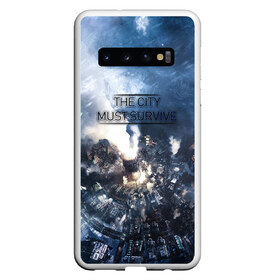 Чехол для Samsung Galaxy S10 с принтом Фростпанк в Белгороде, Силикон | Область печати: задняя сторона чехла, без боковых панелей | 