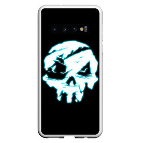 Чехол для Samsung Galaxy S10 с принтом Sea of Thieves в Белгороде, Силикон | Область печати: задняя сторона чехла, без боковых панелей | Тематика изображения на принте: action | adventure | боевик | графика | мульт | остров | пираты | череп